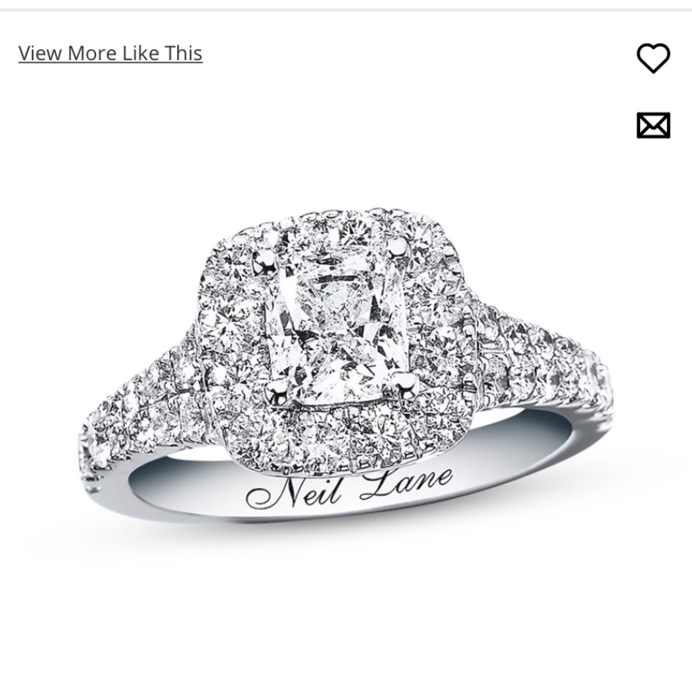 Great condition Neil Lane wedding wing